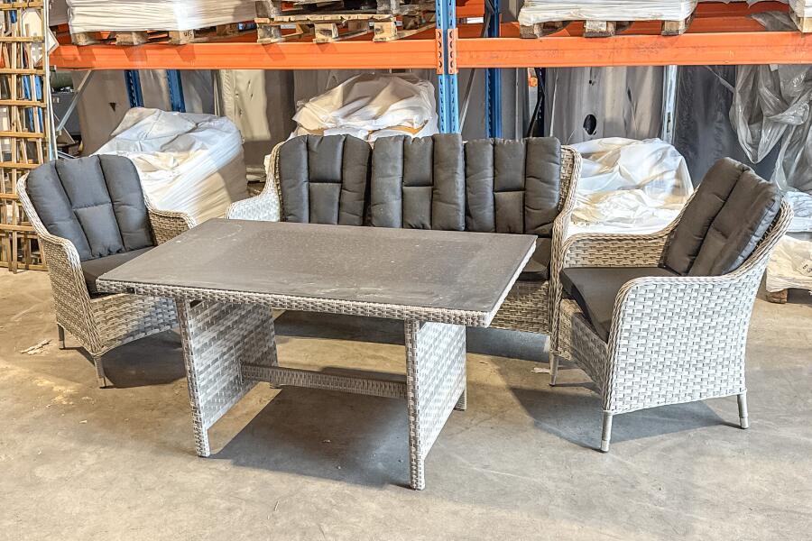 Rattan Sitzgruppe Casaya Wales, 4-teilig, originalverpackt